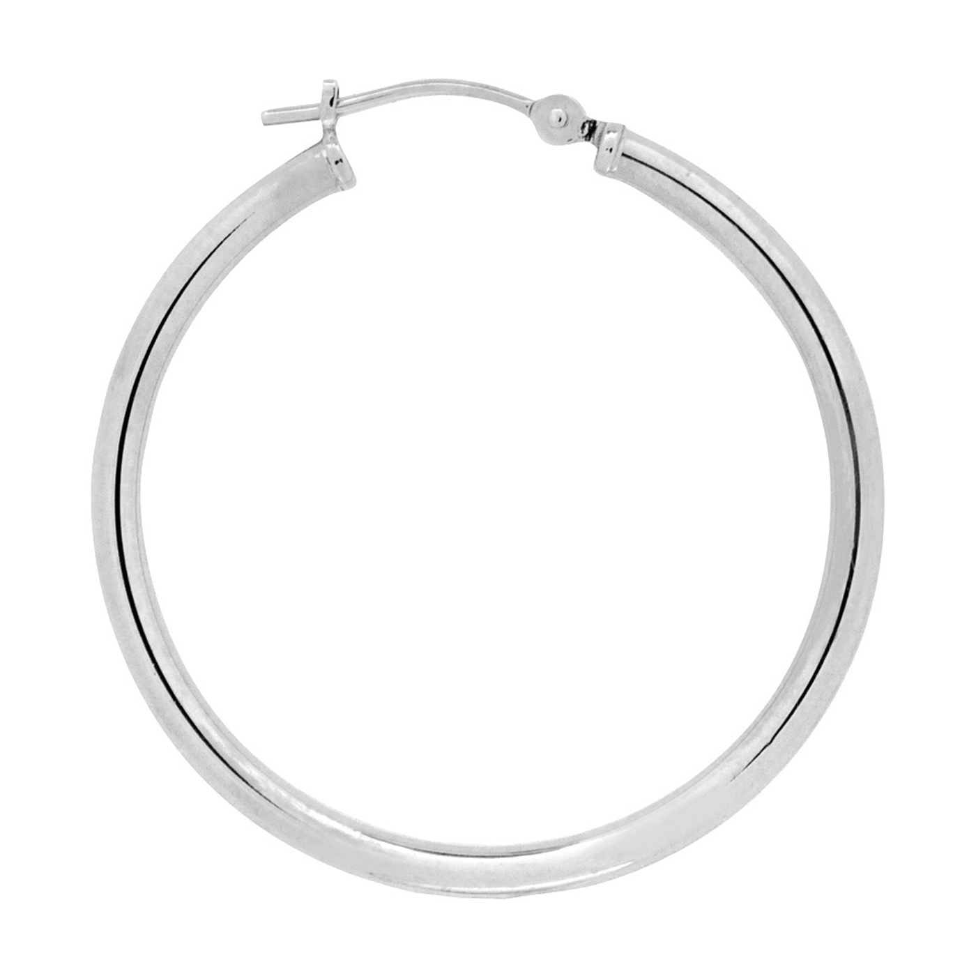 Hoop Earring, 925Ag, ø 30 mm - 1 piece