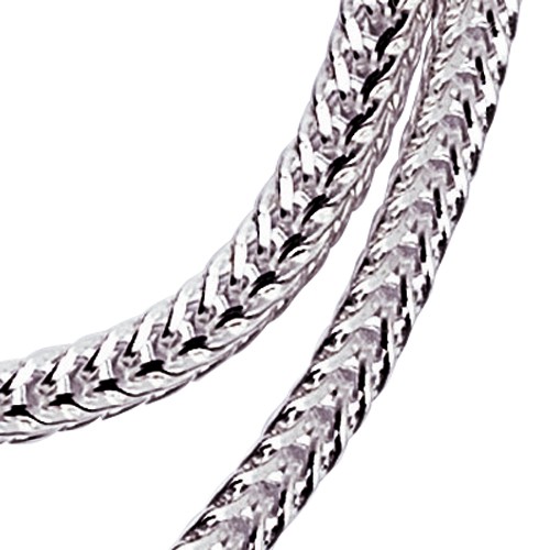 Foxtail Chain, 925Ag, 1.00 mm, 50 cm - 1 piece