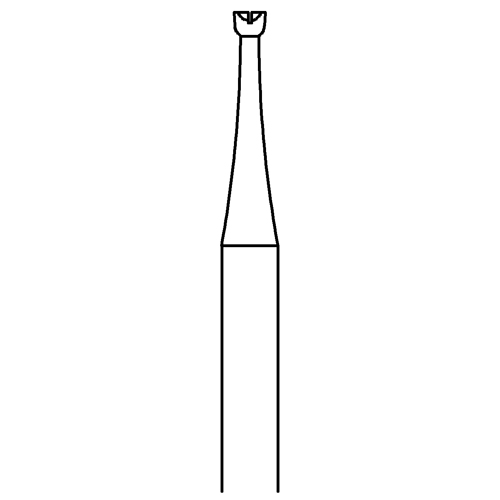 Clean Cut Cupbur Hollow Drill, Fig. 411CCC, ø 1.3 mm - 1 piece