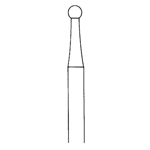 Kugelfräser, Fig. 1, ø 2,0 mm - 1 Stück