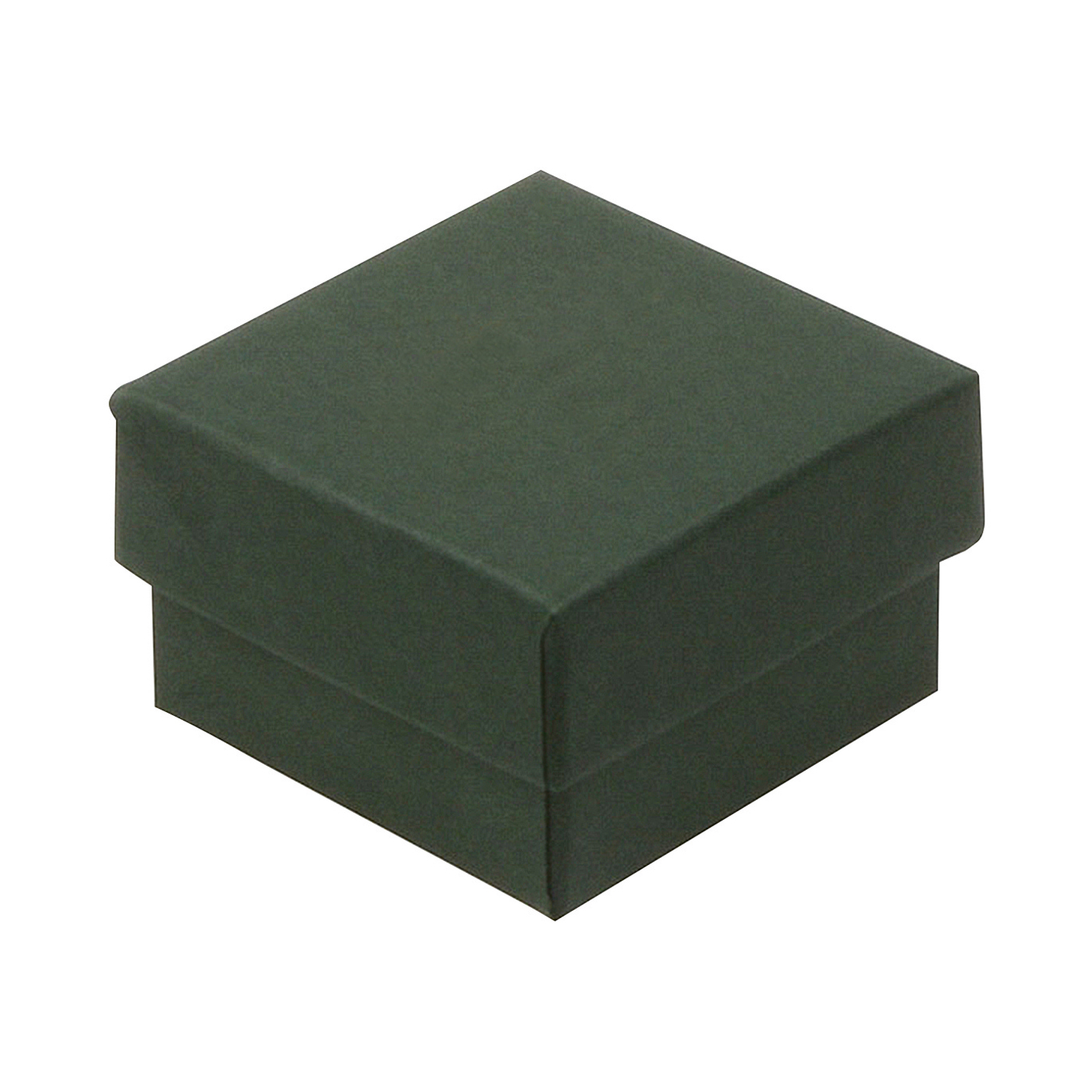 Jewellery Packaging "Eco", Green, 50 x 50 x 32 mm - 1 piece