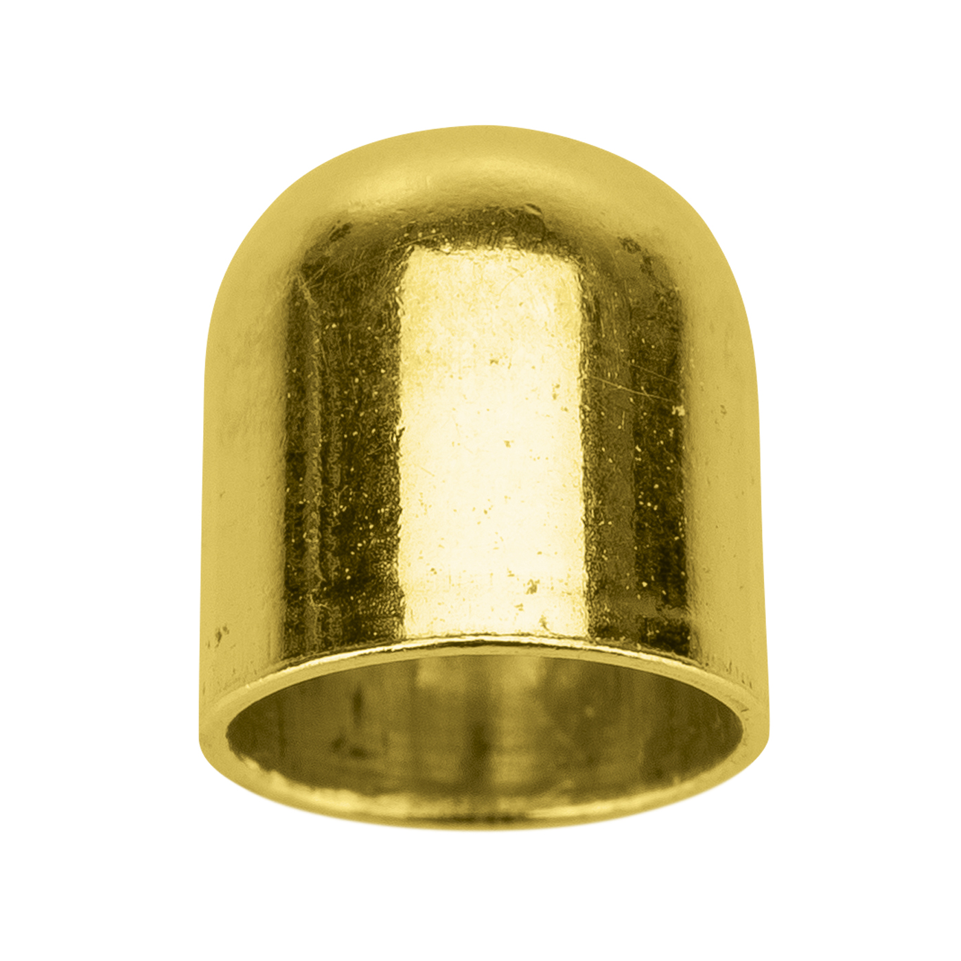 Endkappe, 925 Ag vergoldet, ø 5,4 mm, ohne Öse - 1 Stück