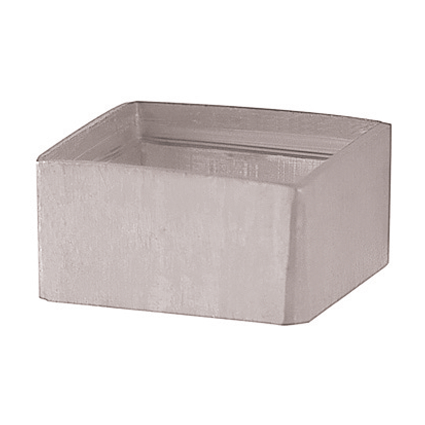 Rim, Rectangular, 935Ag, Stone Dimension 6 x 6 mm - 1 piece