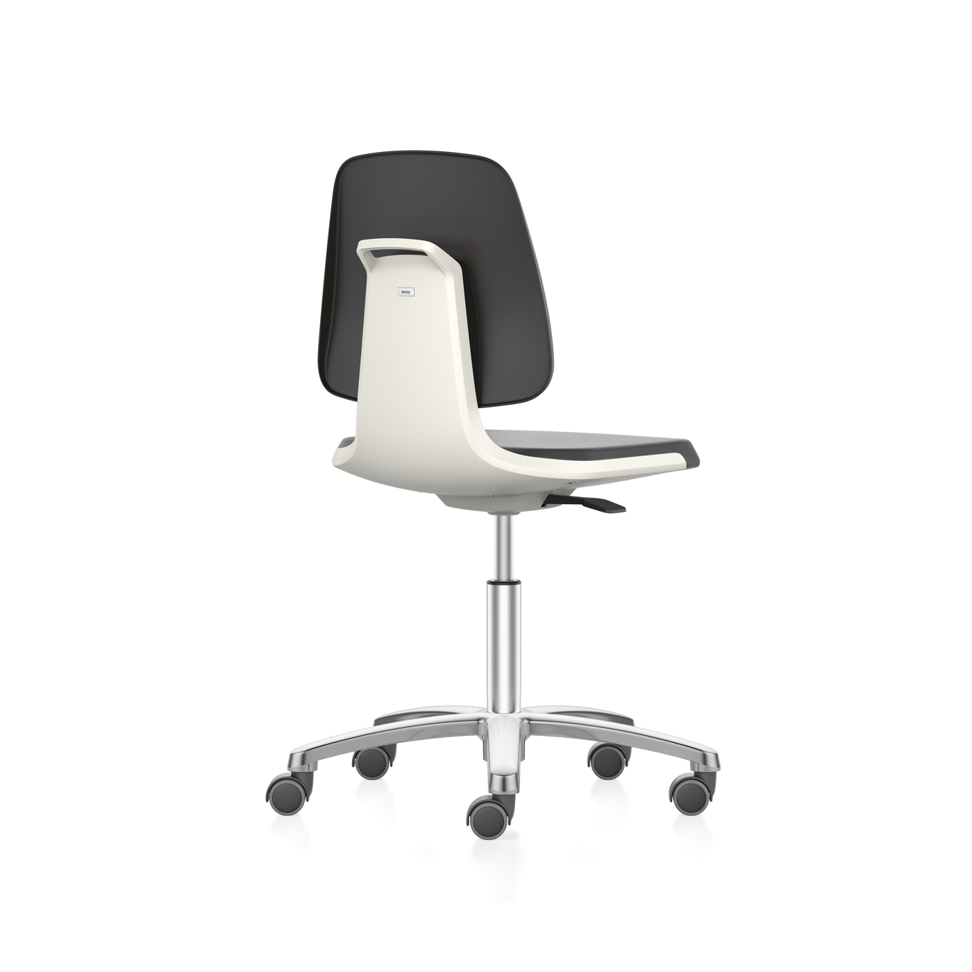 Labsit Swivel Chair, White/Black - 1 piece