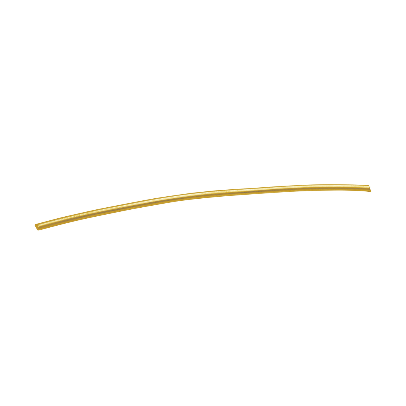 Round Wire, 750G/125 Deep Yellow, ø 1 mm, Length 15 cm - 1 piece