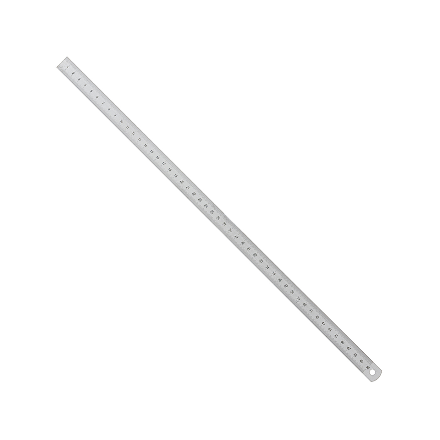 Ruler, Spring Steel, 500 x 18 x 0,5 mm - 1 piece