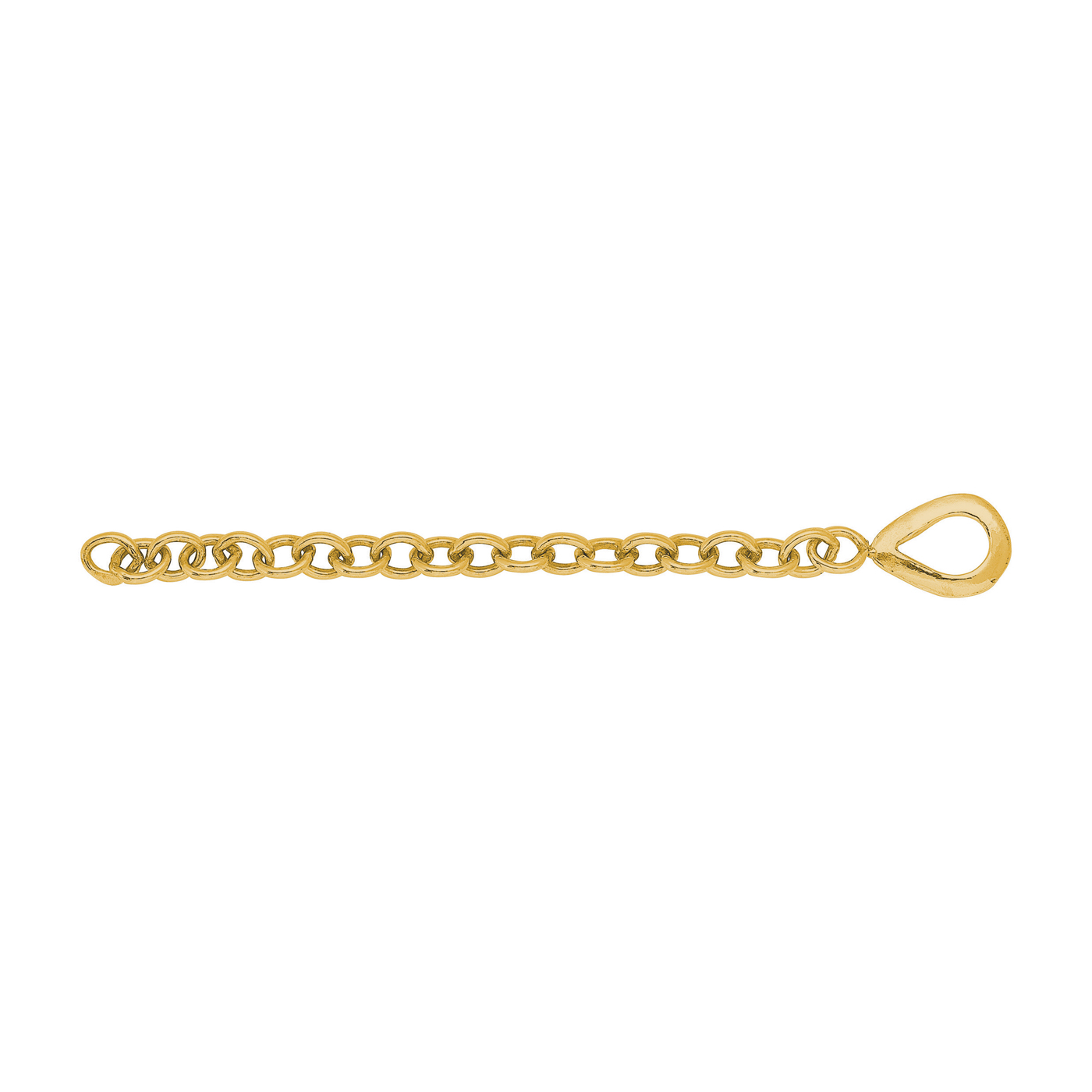 Elongation Chain, Rolled Gold, 70 mm - 1 piece