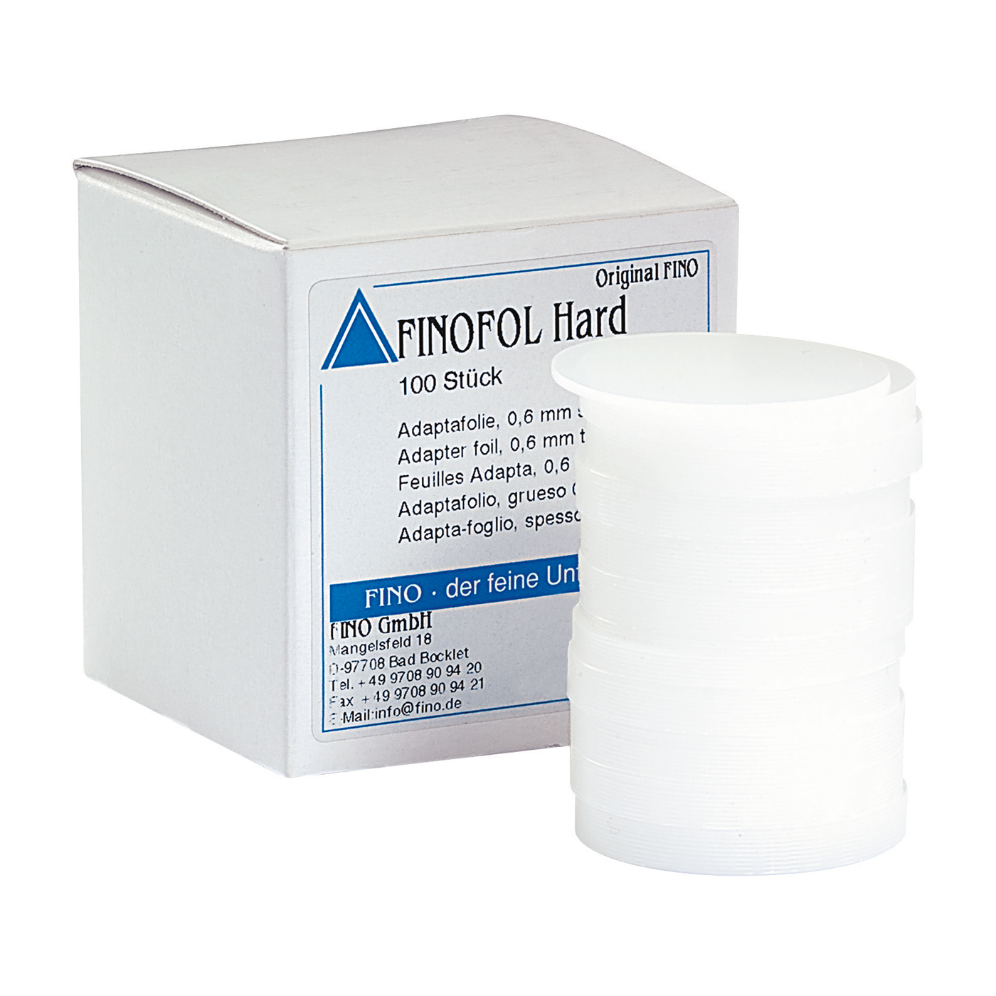 FINOFOL HARD Adaptafolien, ø 42 x 0,6 mm - 100 Stück