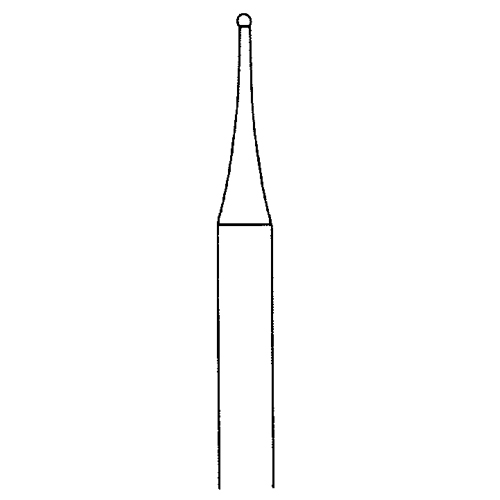 Kugelfräser, Fig. 1, ø 0,6 mm - 1 Stück