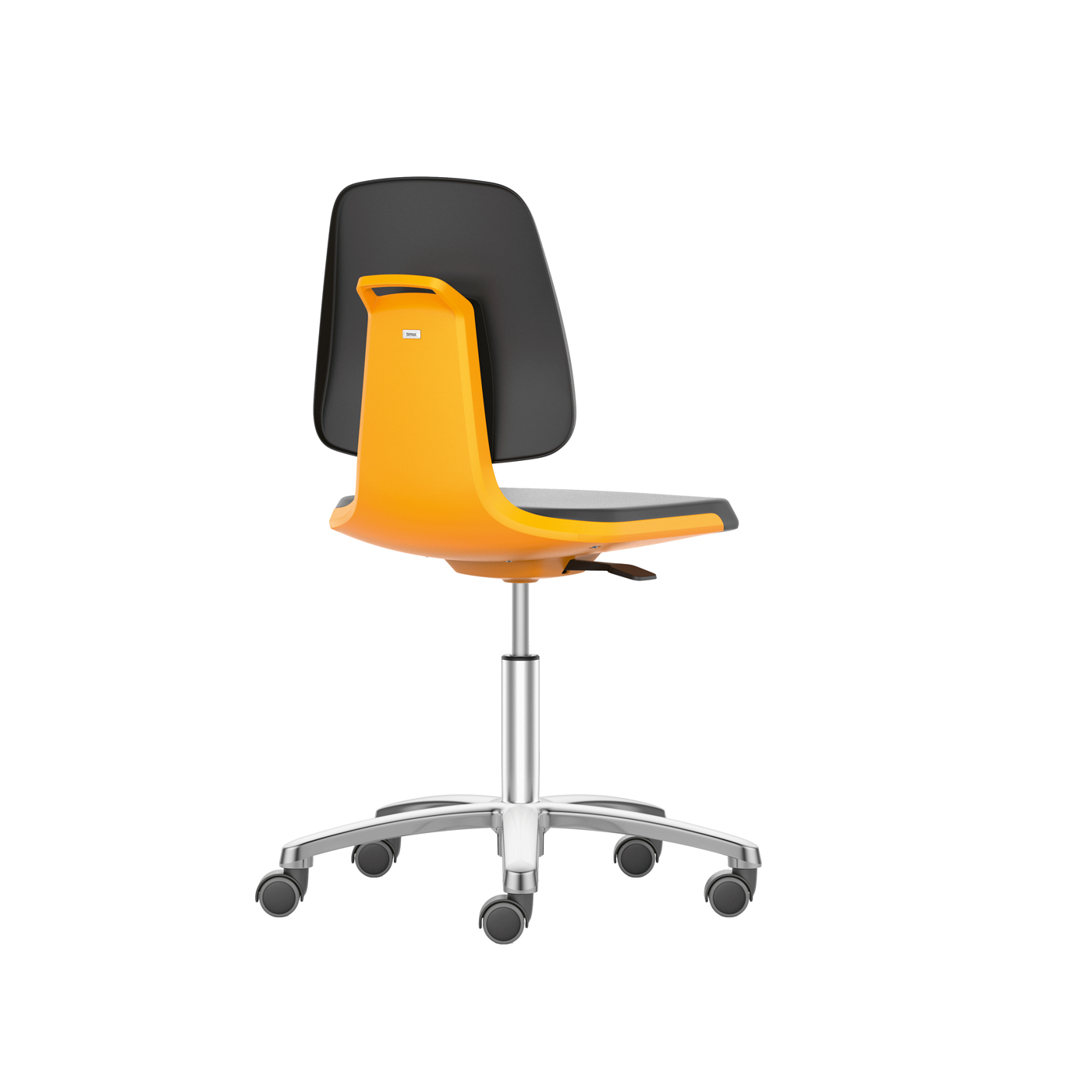 Labsit Swivel Chair, Orange/Black - 1 piece