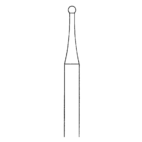 Kugelfräser, Fig. 1, ø 1,3 mm - 1 Stück