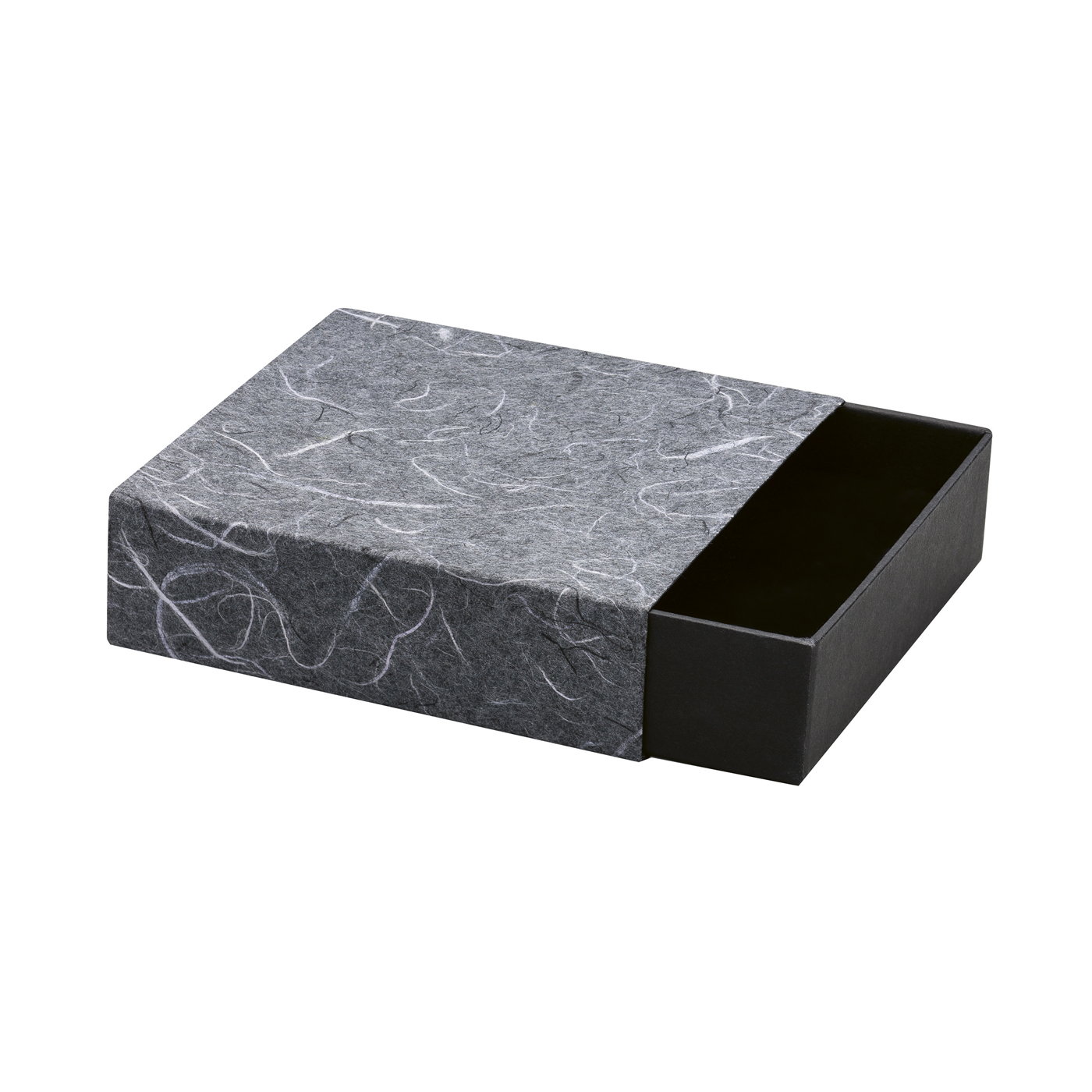 Jewellery Packaging "Quadrabox", Anthracite,120 x 120 x 33mm - 1 piece