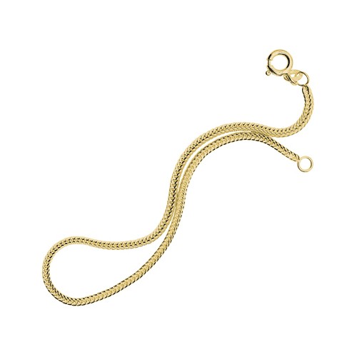 Foxtail Chain, 585G, 1.00 mm, 50 cm - 1 piece