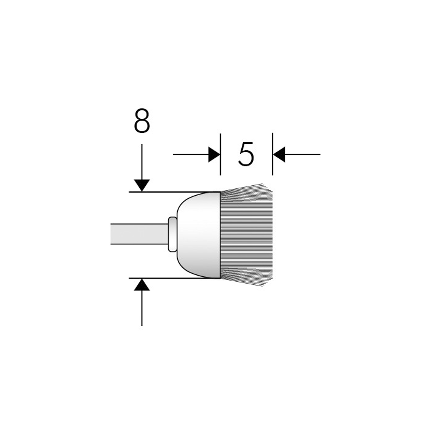 Brass Wire Miniature Cup - 1 piece