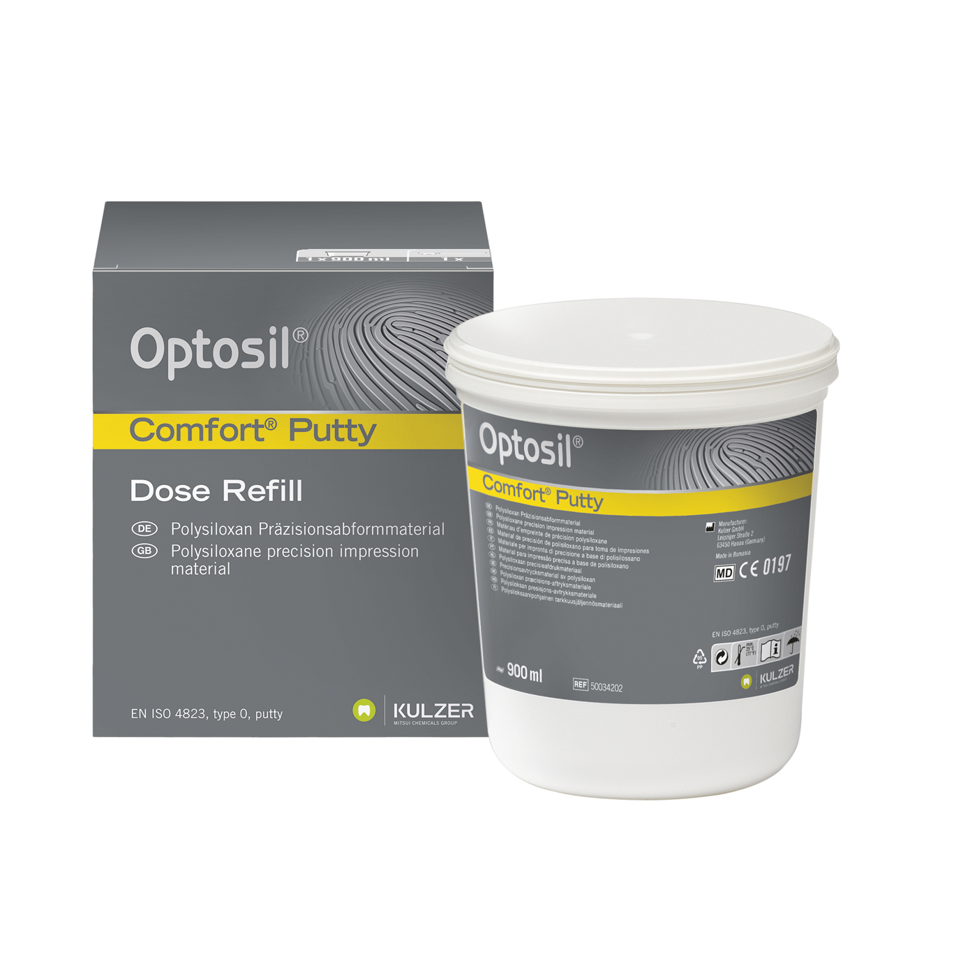 Optosil Comfort Putty Impression Material - 900 ml