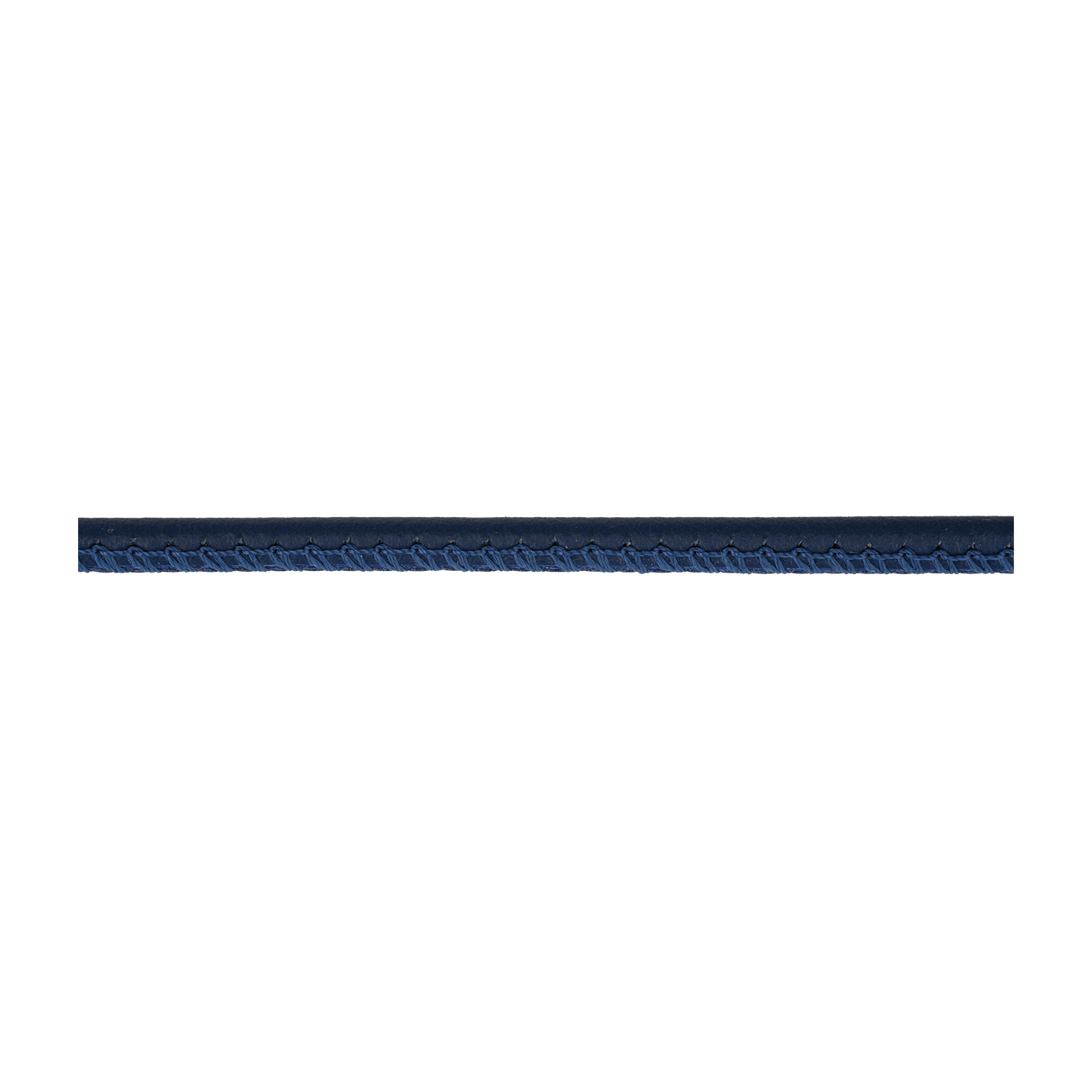 Lederband, blau, ø 2,5 mm, aus Kalbsleder - 1 m