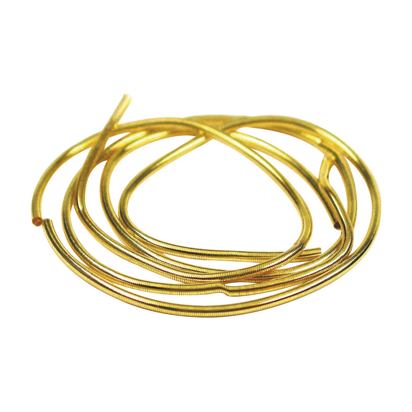 Perlspiraldraht, vergoldet, A-ø 0,8 mm, I-ø 0,6 mm - 1 m
