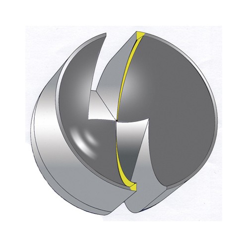 Twincut Hollow Drill, Fig. 411T, ISO 016 - 1 piece