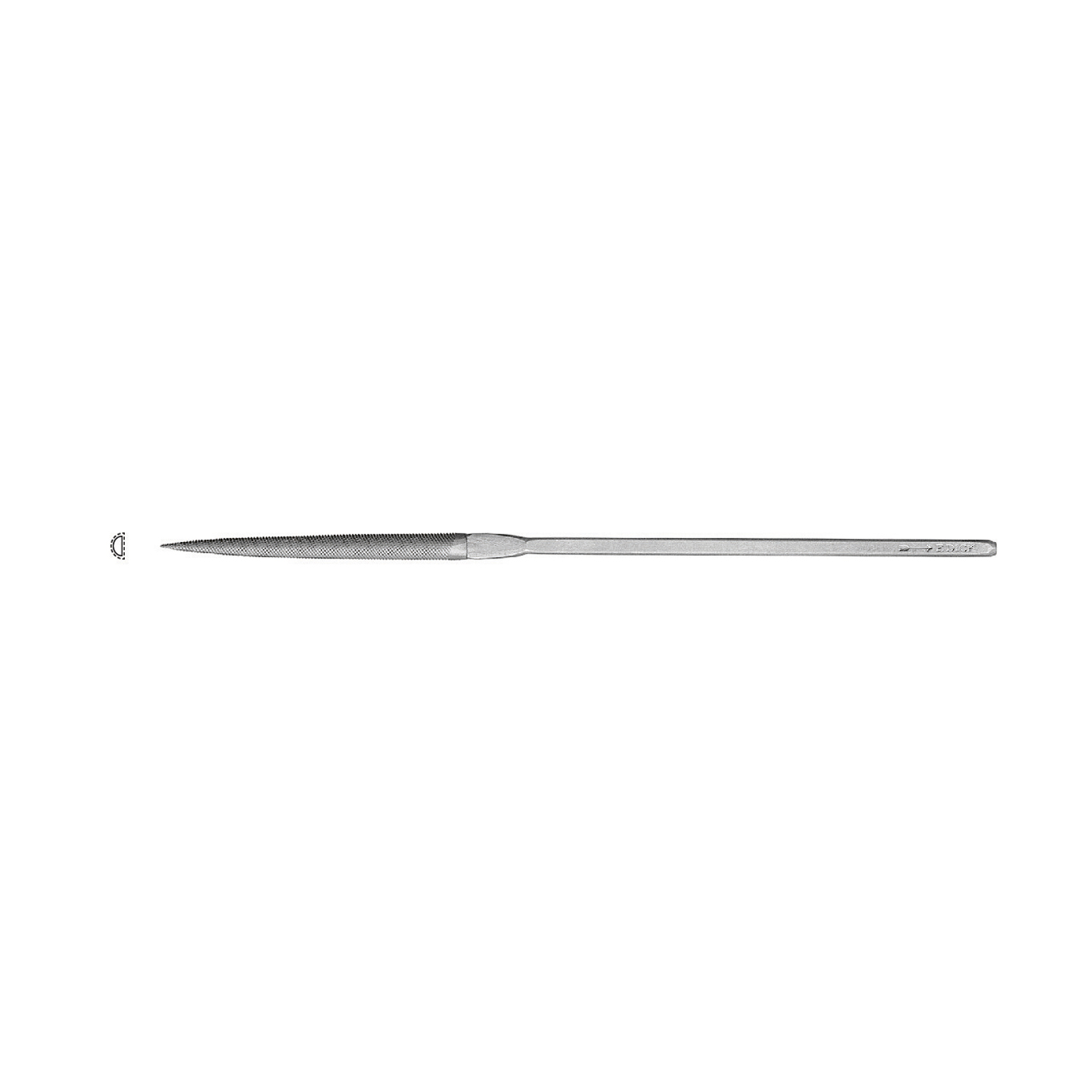 Escapement File, Half-Round, Cut 8 - 1 piece