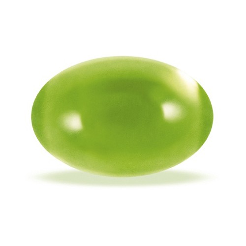 Swarovski Peridot, oval, Cabochon, grün, 5 x 3 mm - 1 Stück