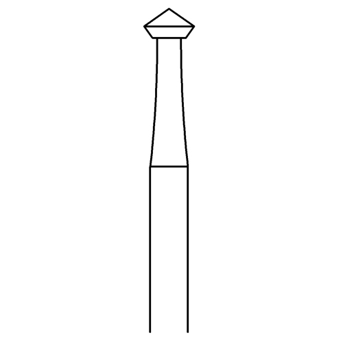 Doppelkegelfräser, Fig. 414, 90°, ø 3,1 mm - 1 Stück