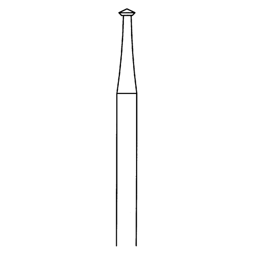 Doppelkegelfräser, Fig. 485, 70°, ø 1,8 mm - 1 Stück
