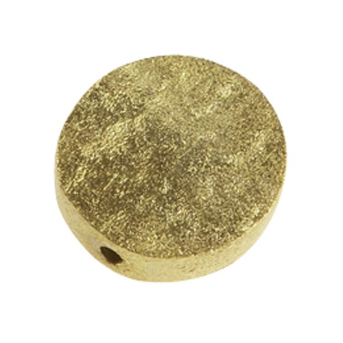 Fantasy, 925Ag Gold-Plated Coarse Matt Finish, 16 x 22 mm - 1 piece