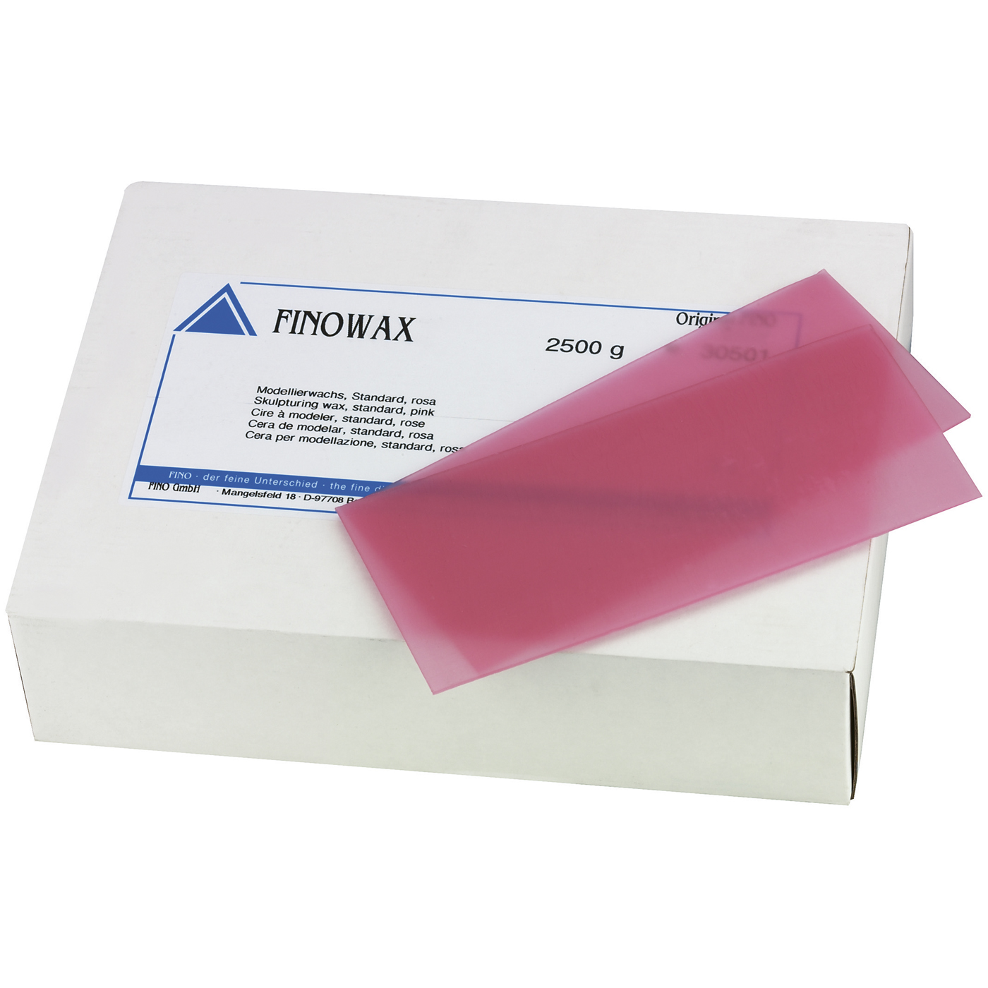 FINOWAX Modellierwachs, Standard, rosa - 2500 g