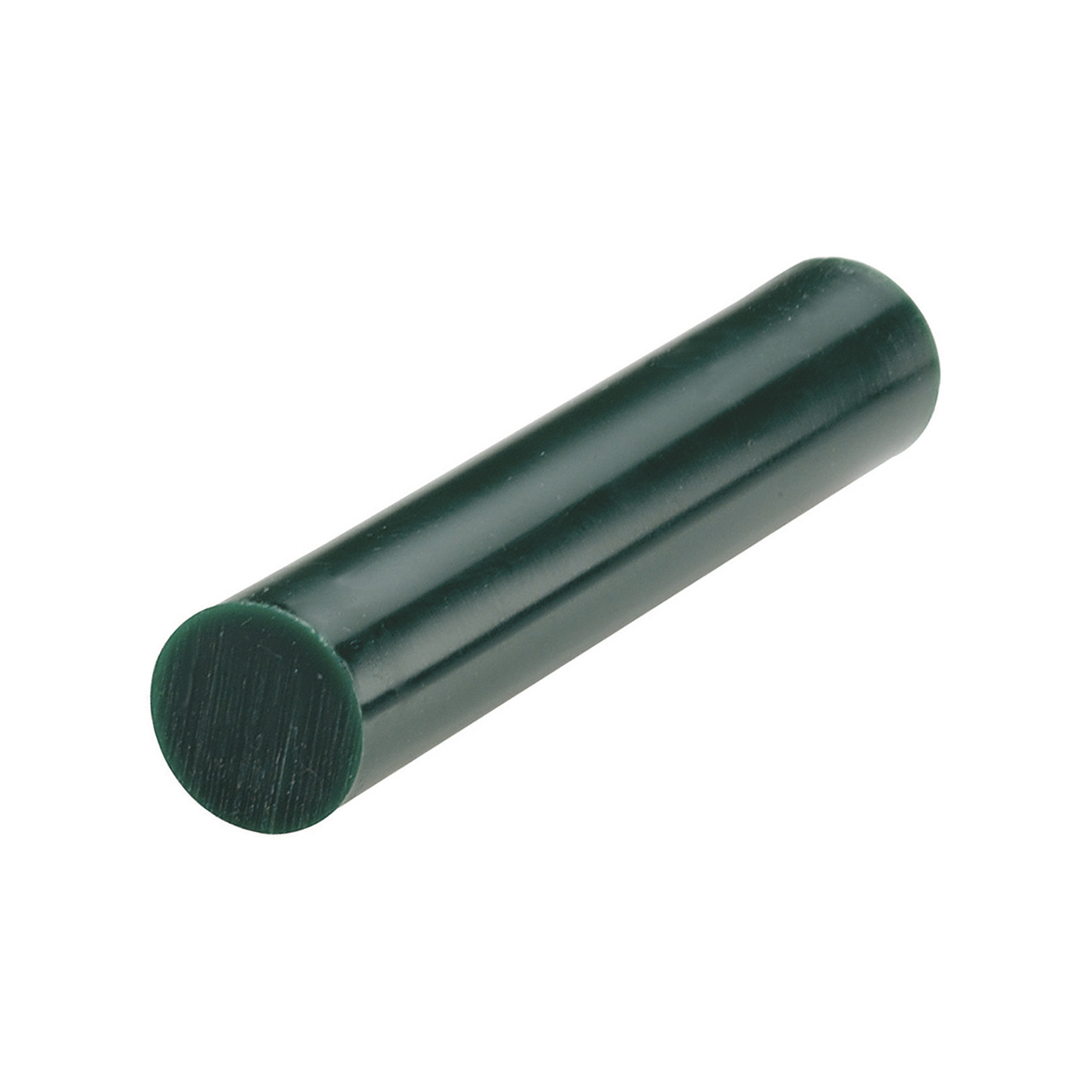 Filing/Milling Wax Round Profile, Very Hard, Green, Massive - 1 piece