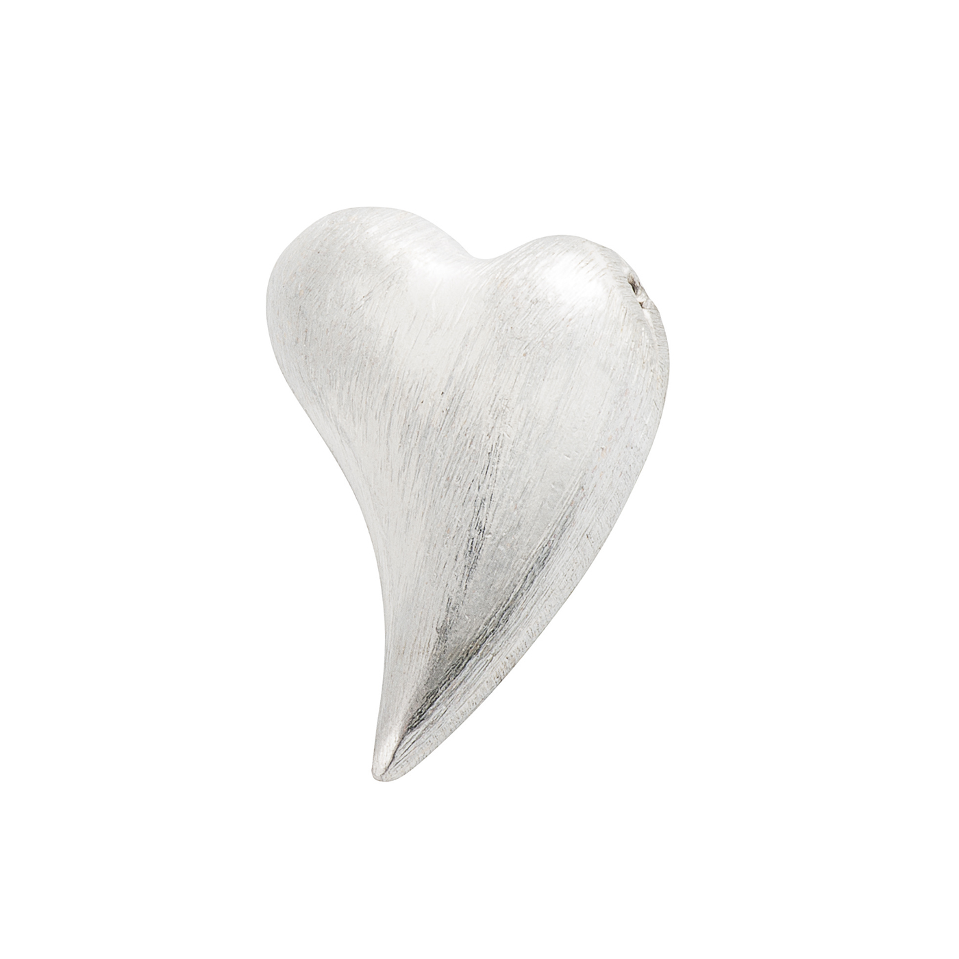 Intermediate Piece, Heart, 925Ag, 24 x 17 x 10 mm, Tarnished - 1 piece