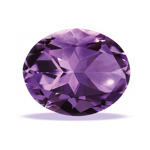 Amethyst, Violet, 5 x 3, Oval Cut GQ - 1 piece