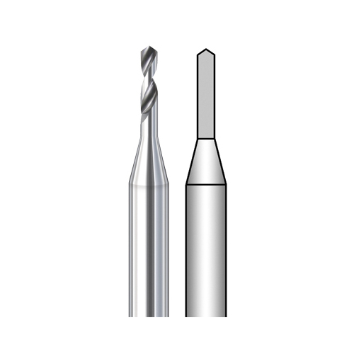 TC Twist Drill, Fig. 4205S, ø 1.0 mm - 2 pieces