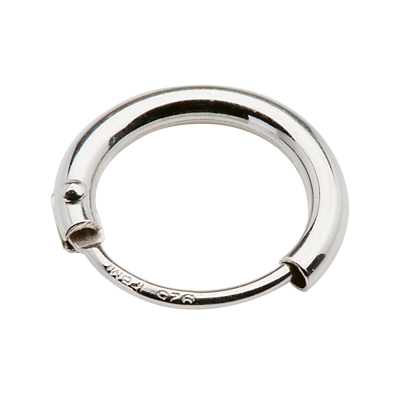 Endless Hoop Earring, 925Ag, ø 9 mm - 1 piece