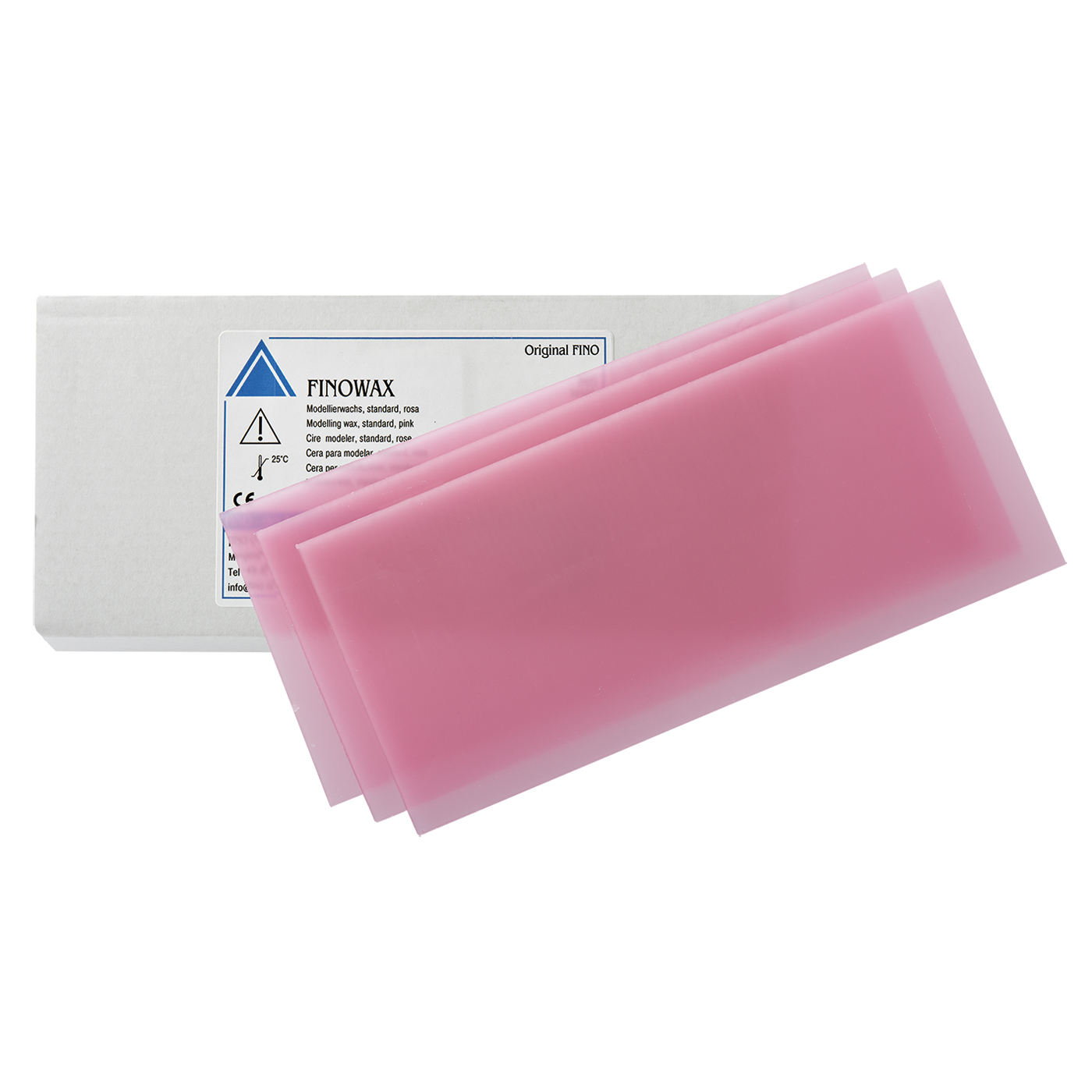 FINOWAX Modelling Wax, Standard, Pink - 500 g