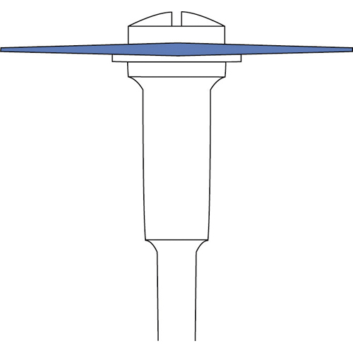 EVE Diapol Diamantpolierer, grob, SL20Dg, ø 20,0 x 1,0 mm - 1 Stück