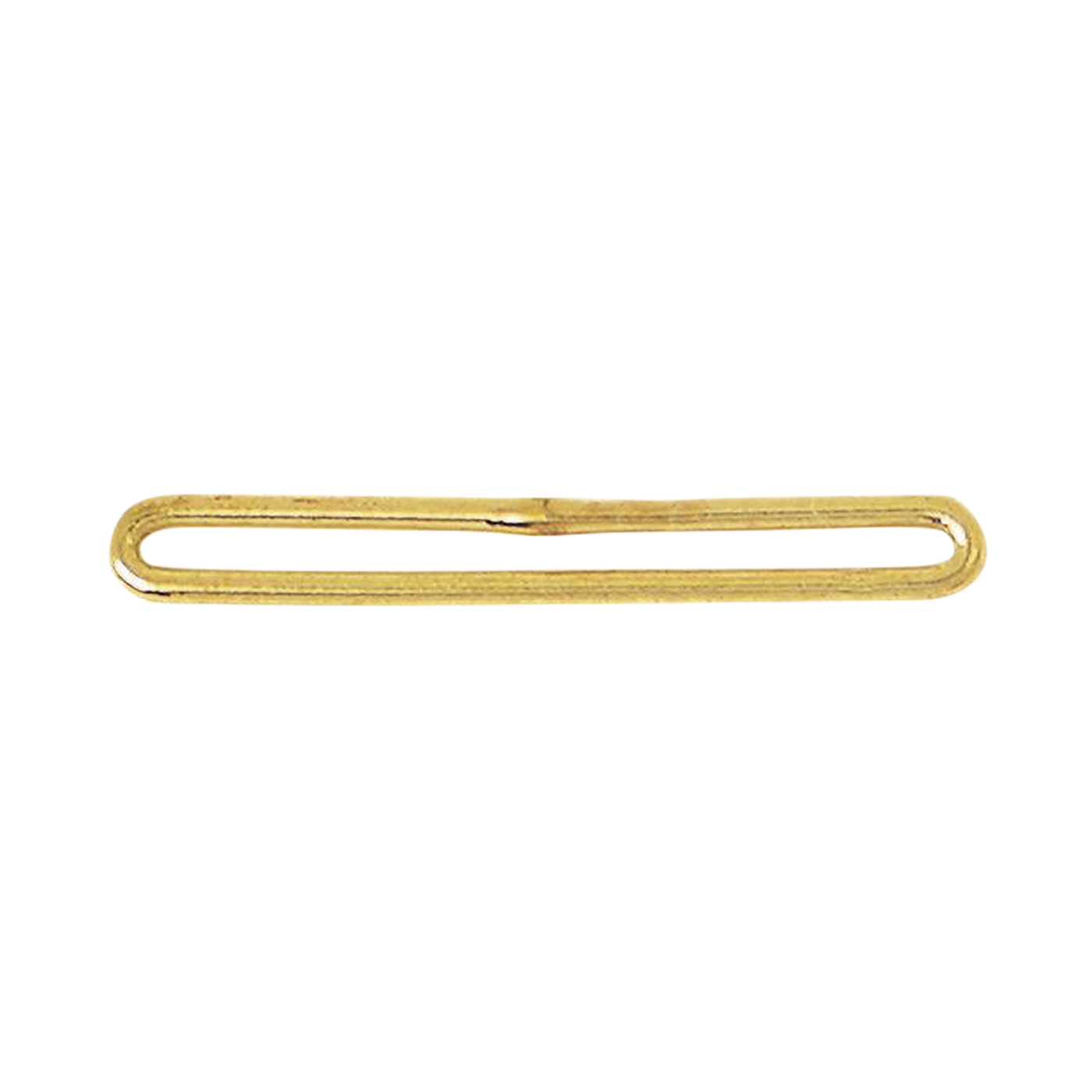 Perlsteg, 925 Ag vergoldet, 4-reihig, 21 mm - 1 Stück