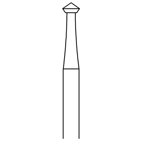 Double Bevel Milling Cutter, Fig. 414, 90°, ø 2.5 mm - 1 piece