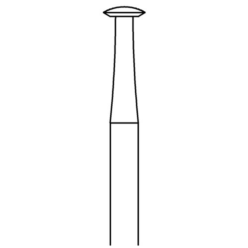 Lens-Shaped Milling Cutter, Fig. 415, ø 3.5 mm - 1 piece