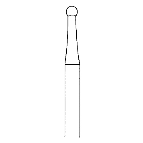 Kugelfräser, Fig. 1, ø 1,8 mm - 1 Stück