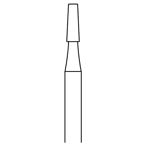 Zylinderfräser, Fig. 38, ø 1,8 mm - 1 Stück