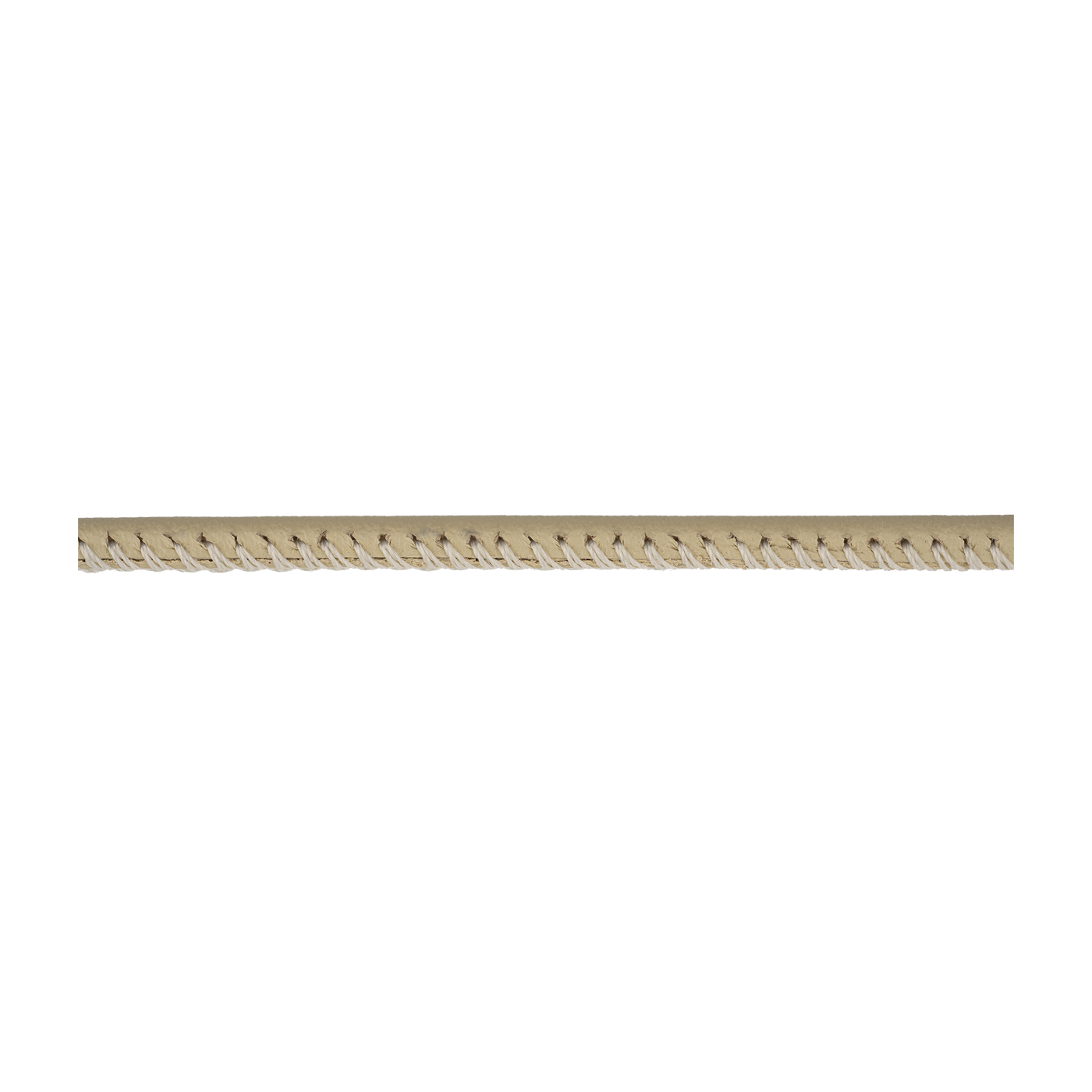 Lederband, beige, ø 3 mm, aus Kalbsleder - 1 m