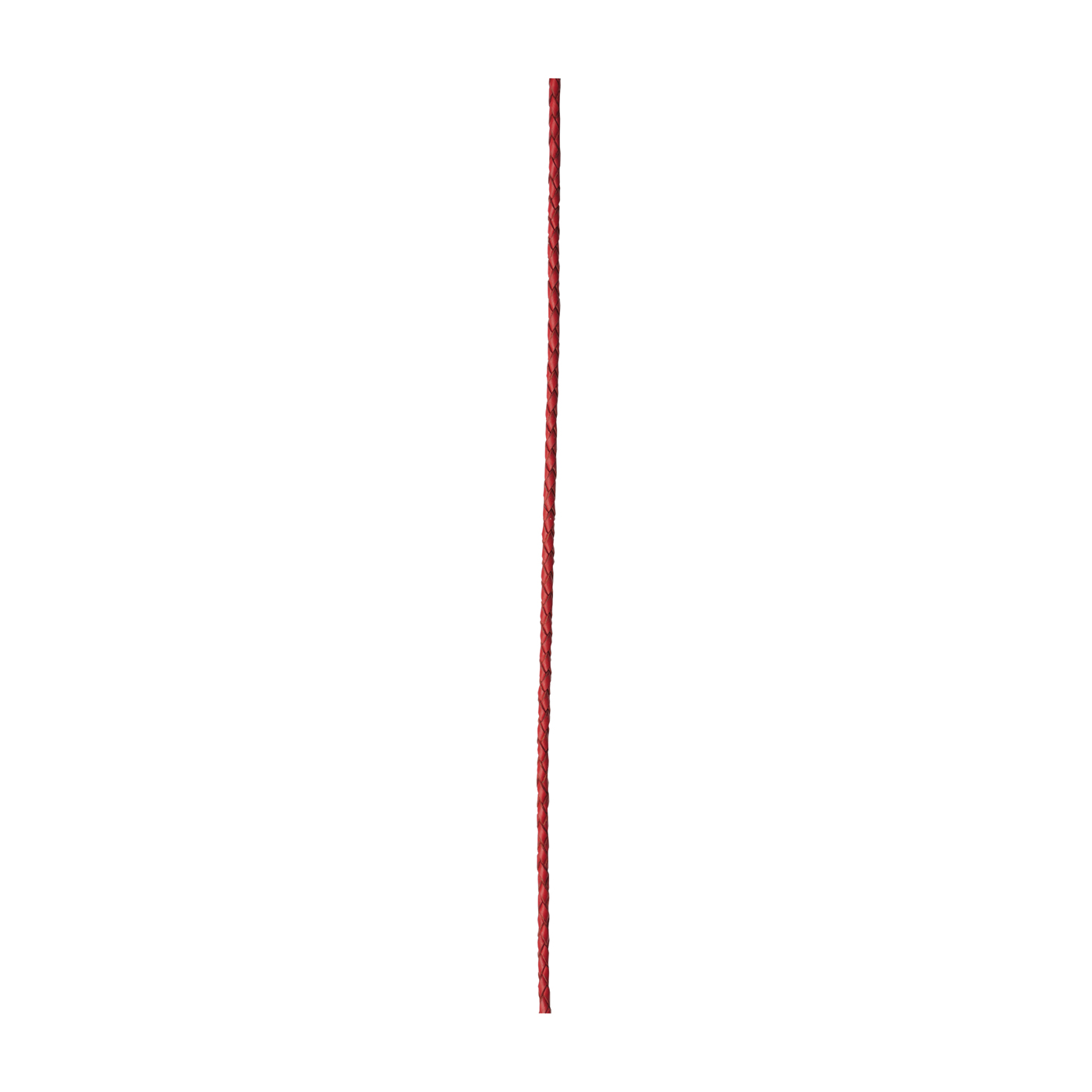 Braided Cord, Red, ø 2 mm, by the Meter - 1 m