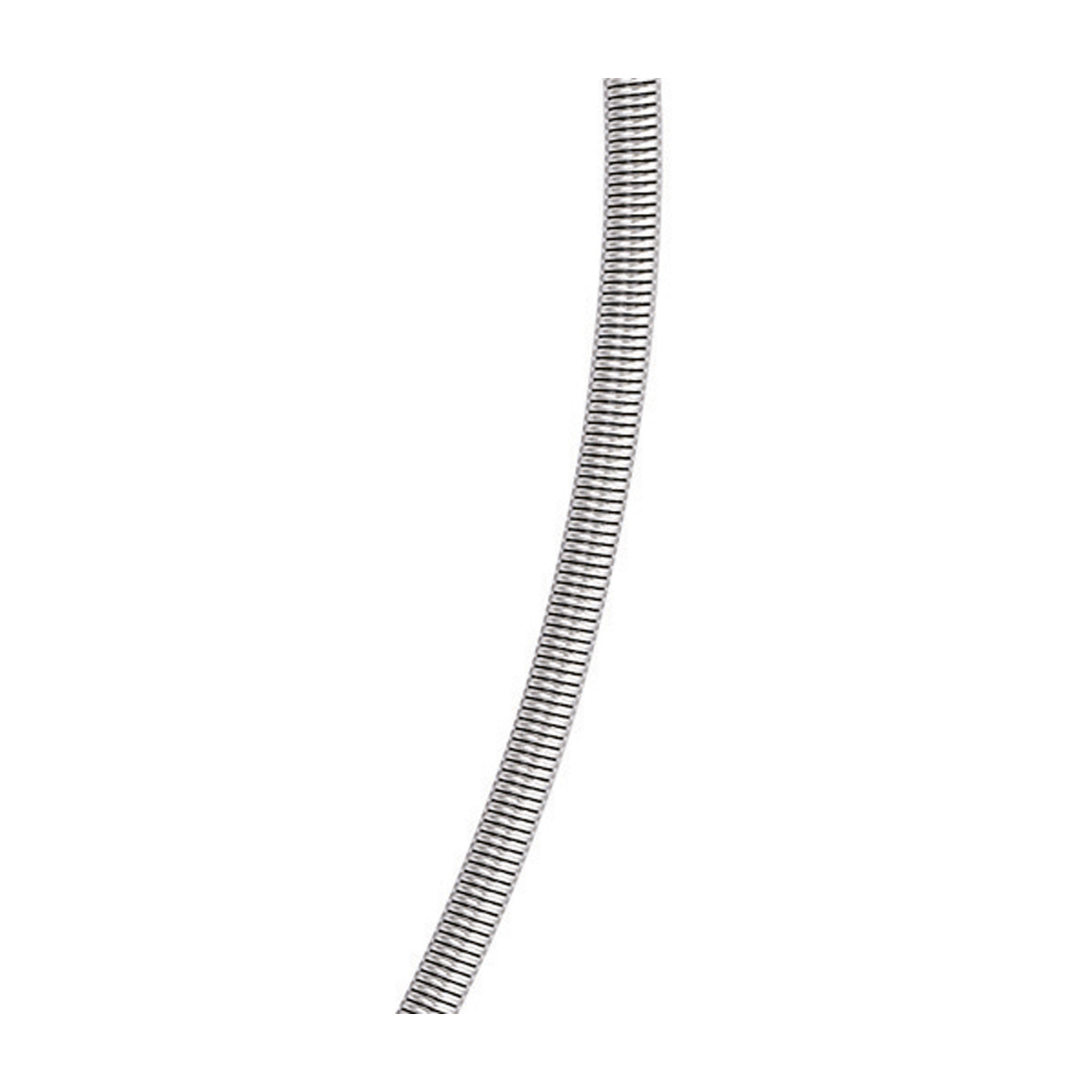 Steel Spiral Circlet, ø 0.80 mm, 42 cm, Closure ex. ø 2.5 mm - 1 piece