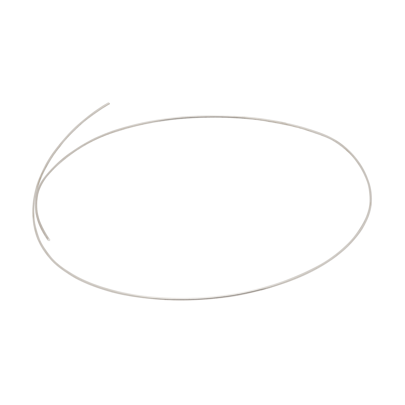 Round Wire, 925Ag, ø 1.5 mm, Length 50 cm - 1 piece