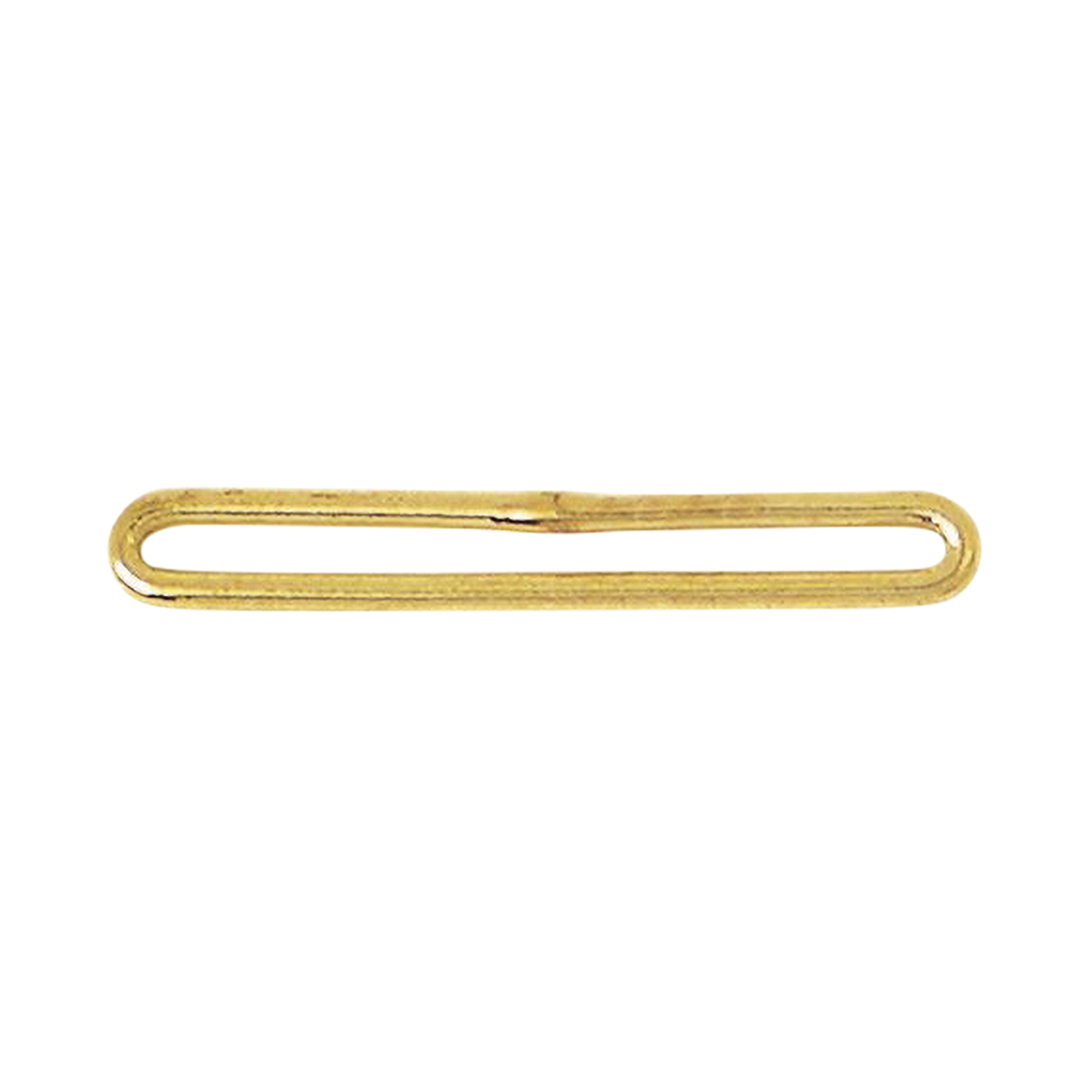 Perlsteg, 925 Ag vergoldet, 3-reihig, 19 mm - 1 Stück
