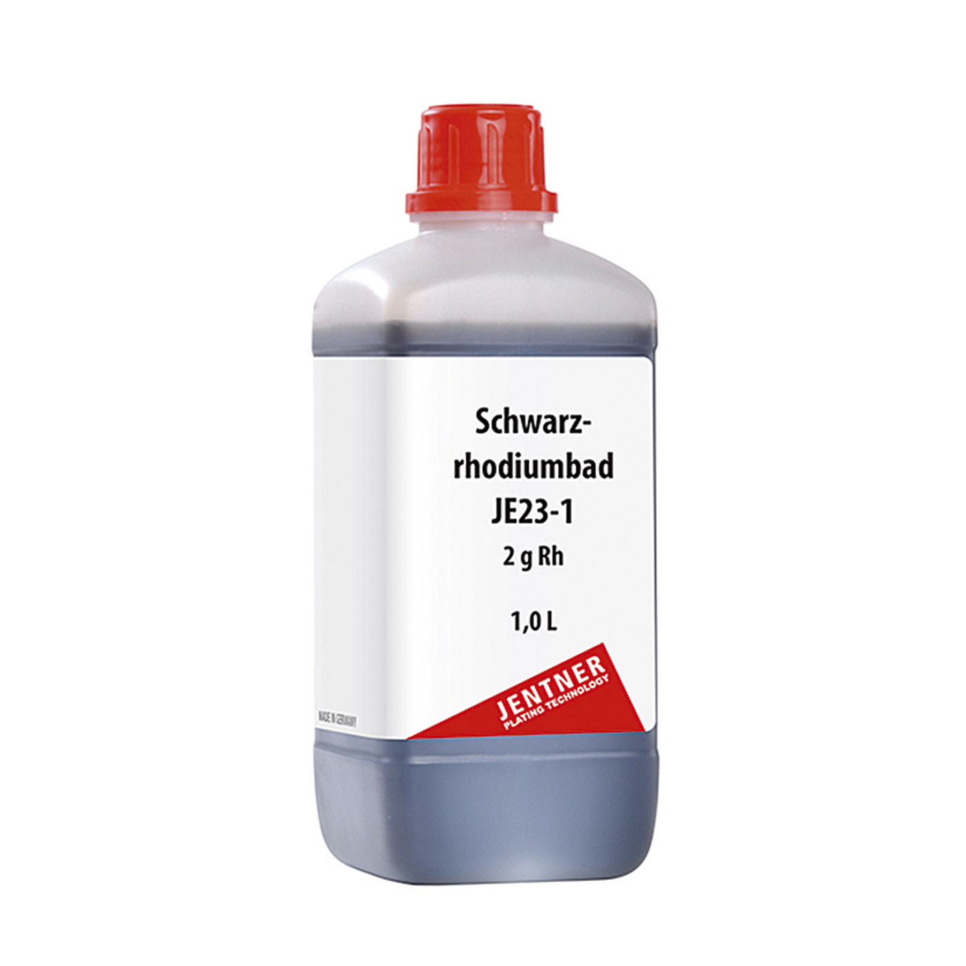 JE23-1 GO Schwarzrhodiumbad, gebrauchsfertig, 2g Rh, 1000 ml - 1000 ml