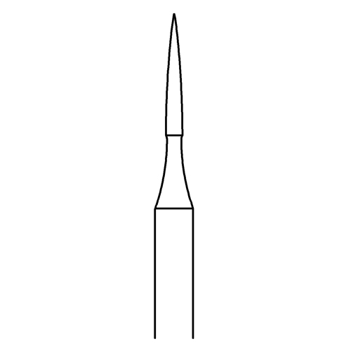 Flammenfräser, Fig. 194, ø 1,0 mm - 1 Stück