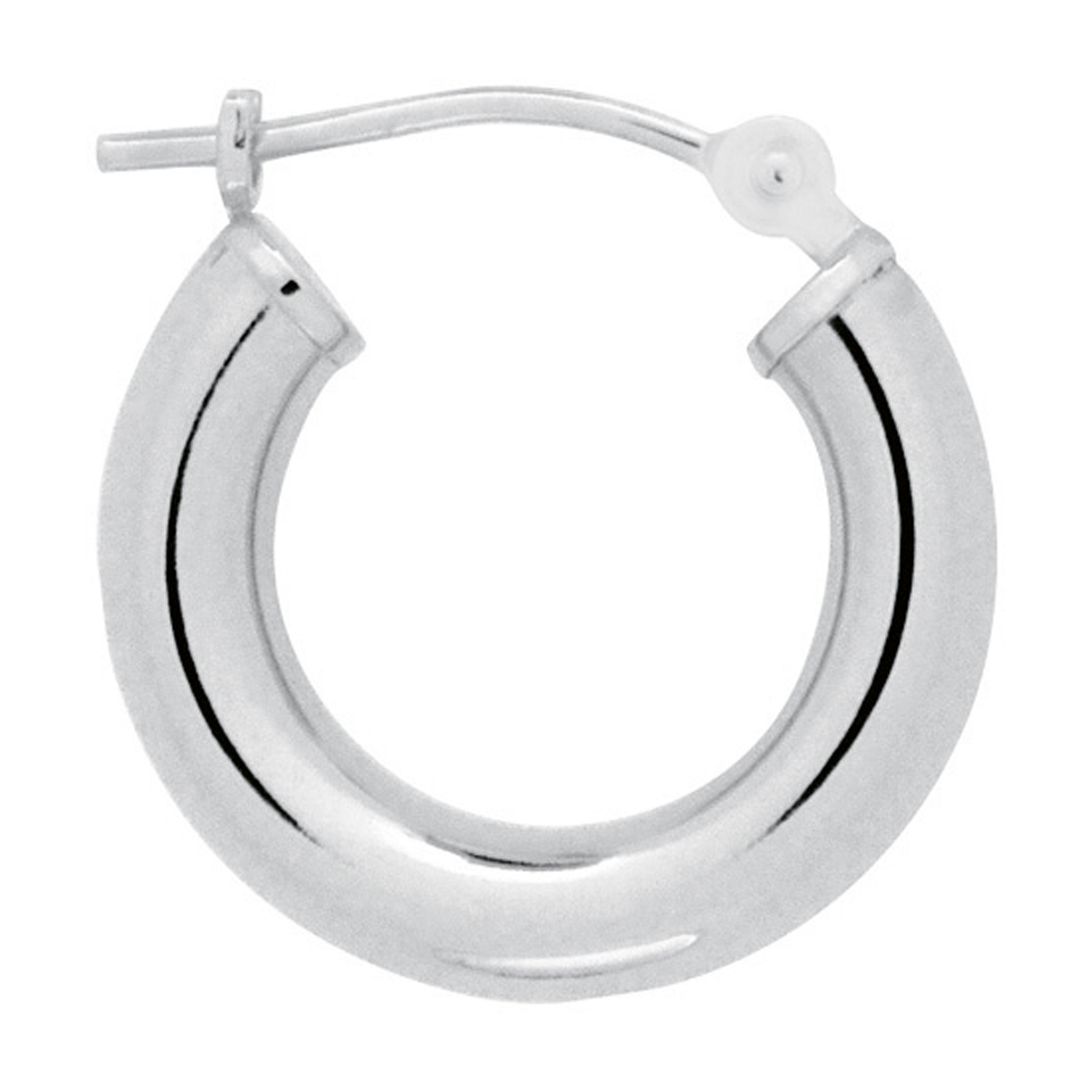 Hoop Earring, 925Ag, ø 15 mm - 1 piece