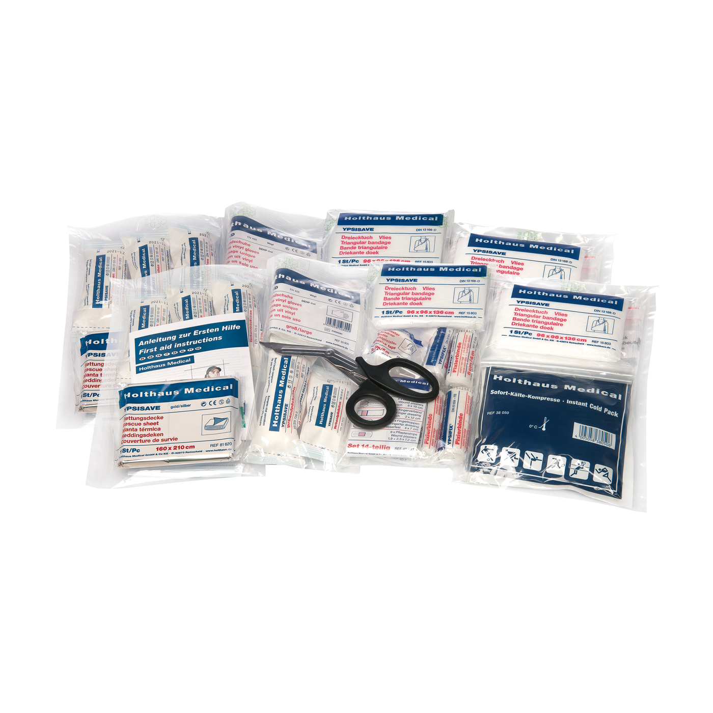 Stock Set acc. to DIN 13 169, for First Aid Box - 1 piece