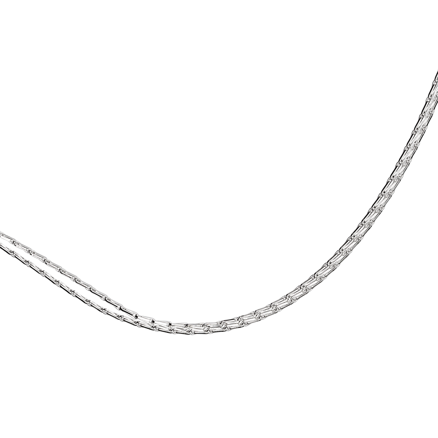 Haferkornkette, 925Ag, 1,05 mm - 10 cm